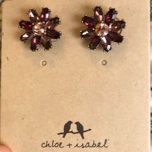 Never worn Chloe and Isabel Floral Earrings